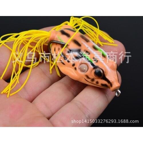 100pcs/lot 2.2" 5.5cm Classic Lure 0.44OZ 12.56 frog bait fake bait lures gdw-1289a3 blackfish Swimbait