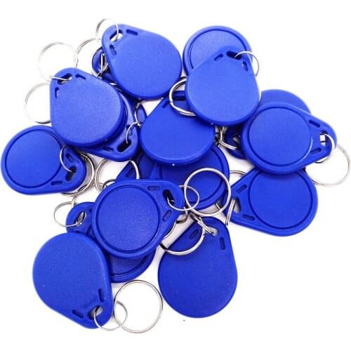 20pcs/lot Multicolor UID/IC Copy Key Chain S50 Elevator Parking Entrance Guard Access Control Read and Write IC Card 13.56MHZ