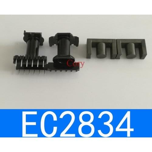 3PCS Sample ER2834 EC2834 power ferrite core ER28/34 EC28/34 with lying 6+6pin vertical bobbin high-frequency transformer