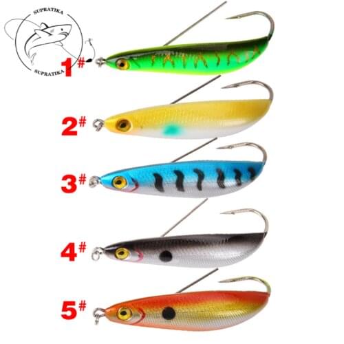 3D Eyes Wobblers Tackle Sinking Fishing Lures 5Colors 8.5cm/19.9g Minnow Single Hook Simulation Sequins Plastic Hard Bait