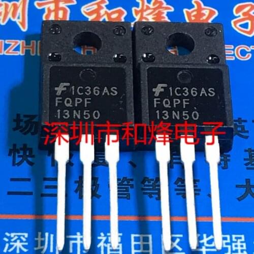 5 Pieces) FQPF13N50 13N50 TO-220F / P36NE06FP STP36NE06FP 60V 20A / FCPF11N60 11N60 650V 11A / 2SK3568 K3568 500V 12A TO-220F