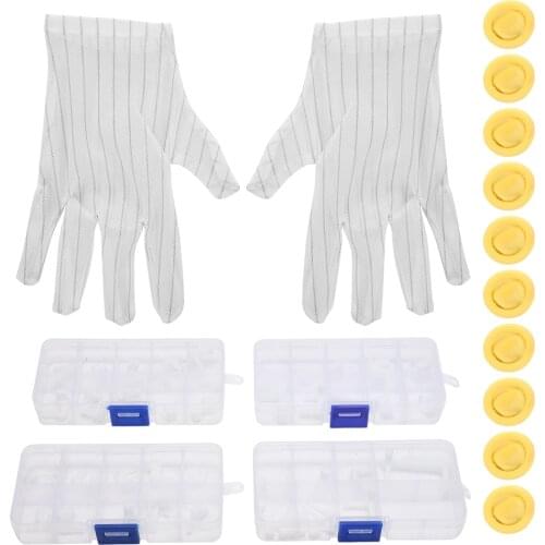 56PCS 2.5 3.5inch Hard Drive Head Replacement Tools Professional HDD Head Comb Tool Kit Hard Disk Magnetic Head Changing Tool