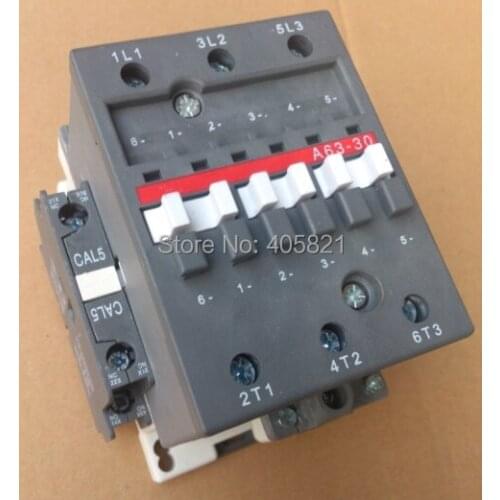 A63-30 AC contactor 3Pole 1NO+1NC magnetic contactor