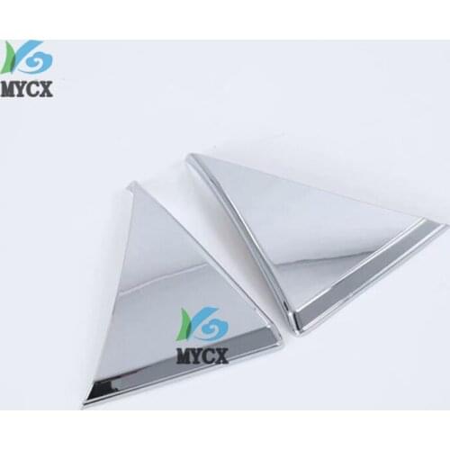 ACCESSORIES FIT For Toyota Yaris Sedan 2019 2020 SIDE REAR WINDOW SPOILER COVER TRIM TRIANGLE GARNISH BEZEL