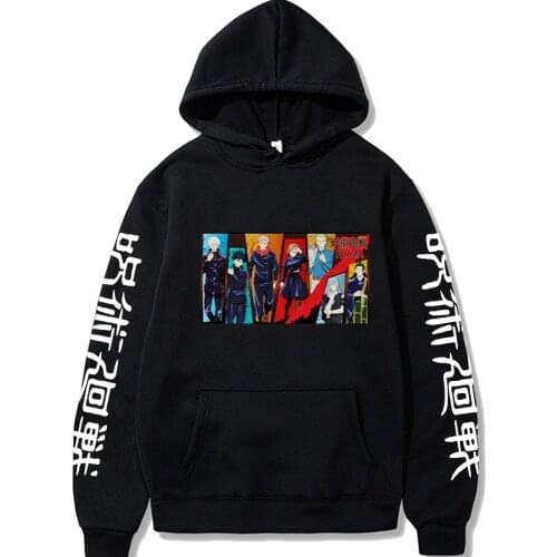 Anime Jujutsu Kaisen Yuji Itadori Printed Men/women Hoodie Long Sleeve Sweatshirt