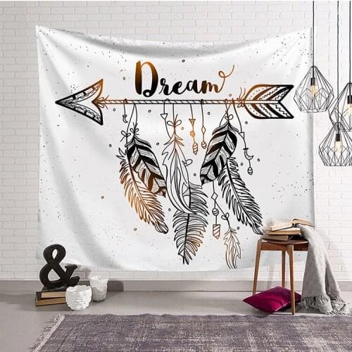 Bohemian Dreamcatcher Tapestries Chic Fantasy Home Decor For Bed Room Background Valance Practical Bed Pread Picnic Clothes