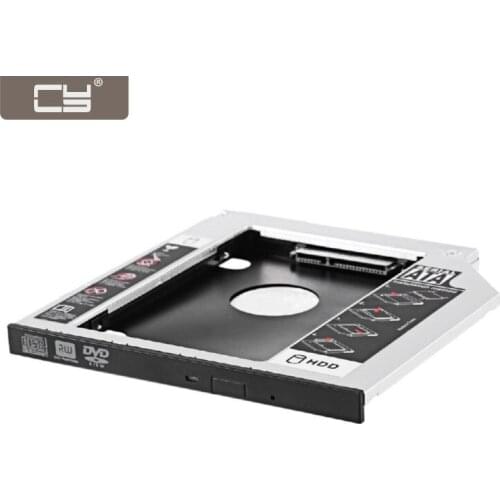 CY SATA 22pin HDD HD Hard Disk Drive Caddy Case for 12.7mm Universal Laptop CD / DVD-ROM Optical Bay