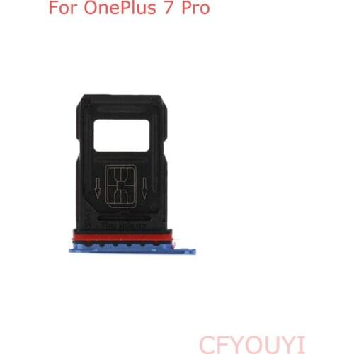 For One Plus 7pro New Dual SIM Card Tray Holder Replace Part Slot For OnePlus 7 Pro