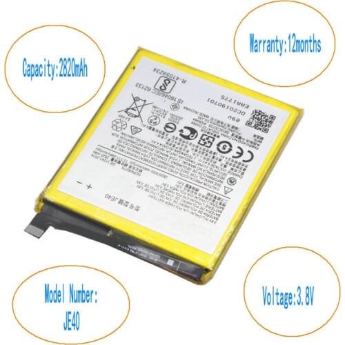 ISkyamS 10pcs/lot 2820mAh JE40 Phone Replacement Battery For Motorola Moto Z3 JE40 Batteries