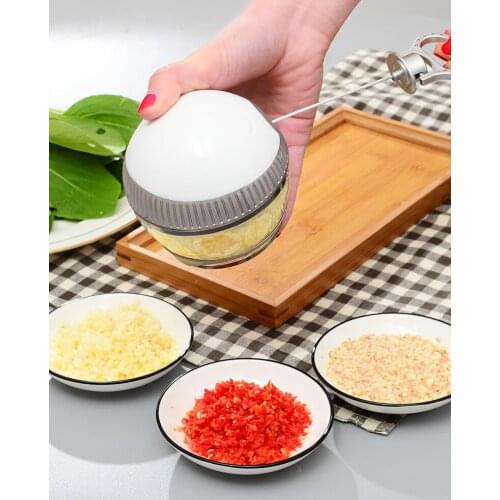 Garlic Grinder Manual Garlic Masher Sturdy Durable Mini Crusher Chopper For Meat Fruit Vegetable Cutter Kitchen Tool Accessories