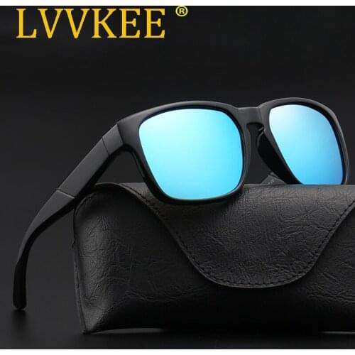 2019 LVVKEE Brand Designer Driving Sun Glasses Classic Polarized Sunglasses Men Women UV400 Goggles Male Eyewear with case Tmall