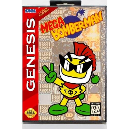New 16 bit MD game card - mega bomberman with Retail box For Sega genesis system