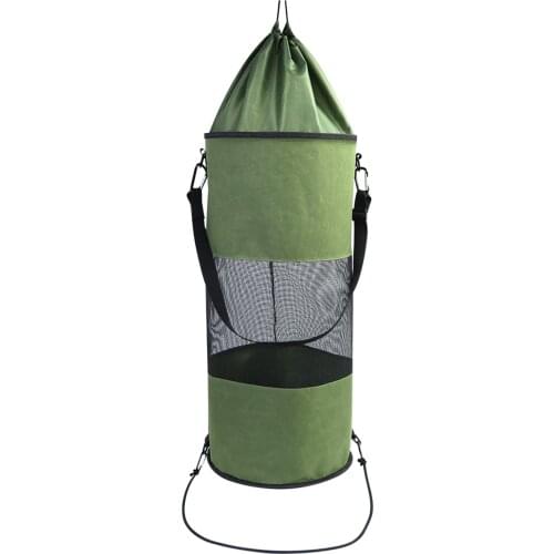 Storage Portable Mesh Durable Leakproof Pouch Boat Trash Bag Large Capacity Garbage Hanging Outdoor For Kayak Camper Washable