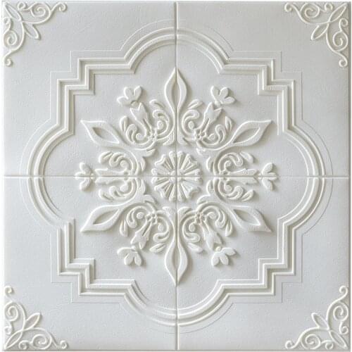 Roof Ceiling Wallpaper 3D PVC Self-adhesive Wall Sticker Waterproof Wallpaper for Living Room Bedroom Decor Sticker Contact Pape