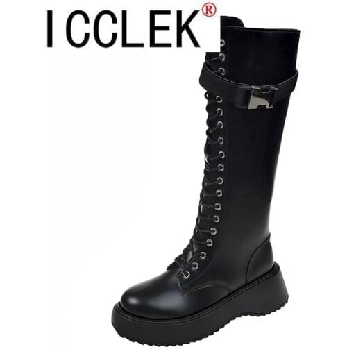 Sexy High Boots Knee-high Pu Boots High Heels for Women Fashion Shoes 2021 Spring Autumn Booties Female Plus Size 35-40