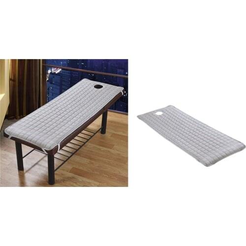 2pcs Massage Table Sheet ,Stay Band / Hole Beauty Salon Couch, 190x80cm ,Grey