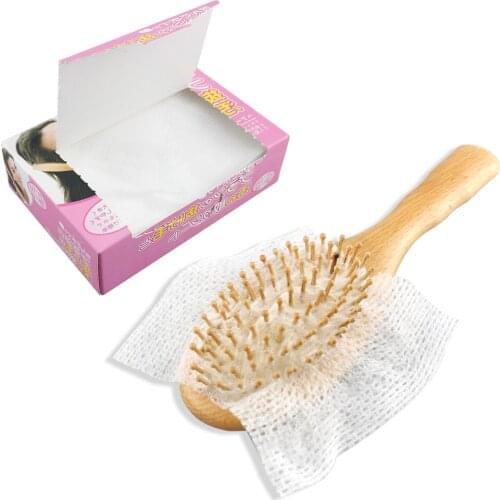 50 Pcs Hair Comb Cleaning Tablets Barber Hairdresser Styling Tools Cleaning Tablets Airbag Comb Hair Brush Comb Cleaning Tablets