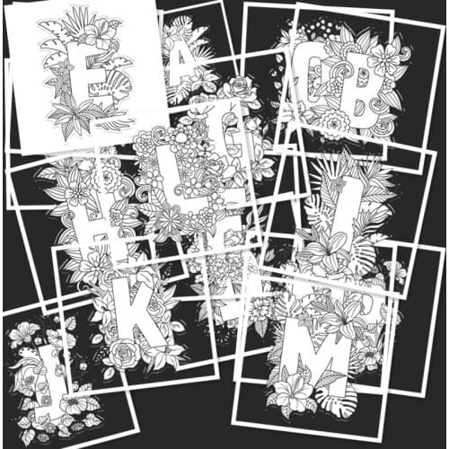 Amazing A-Z Alphabet Transparent Clear Silicone Stamp/Seal for DIY Scrapbooking/Photo Album Craft Decorative Clear Stamp 2019