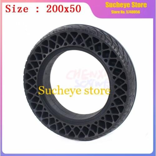 High quality 8 Inch 200X50 Porous Honeycomb tyre Tires for Electric Gas Scooter & Electric Scooter 200*50 Wheelchair Wheel tyres