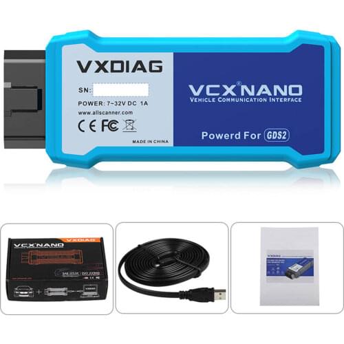 WIFI Version Vxdiag VCX Nano for Gm / Opel with GDS2 and Tech2Win Diagnostic Tool