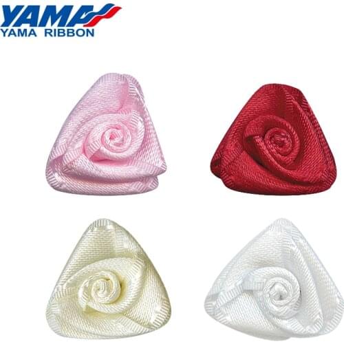 YAMA Rose Flower Diameter 19mm±2mm 200pcs/bag Ribbon for Crafts Wedding Party DIY Decoration Hair Band Accessories