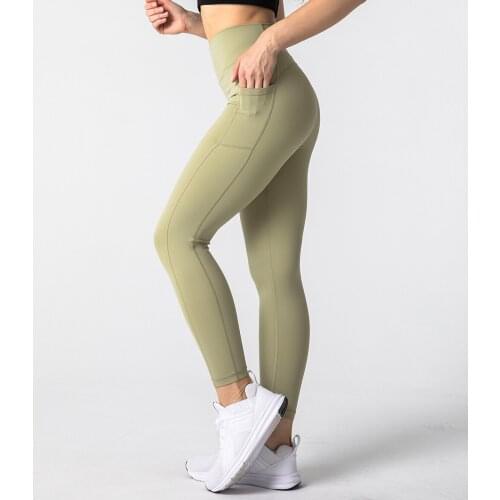 Womens High Rise with Side Pockets Leggings
