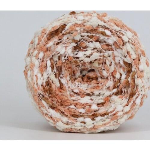 50 G Fashion Japanese Style 100% Polyester Multi-color Fancy Knot Yarn Anti-pilling Handknitting for Crocheting Scarf Sweater