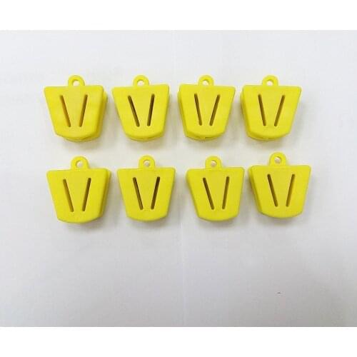 8 pcs Dental Yellow Occlusal Pads S SIZE For Oral Care