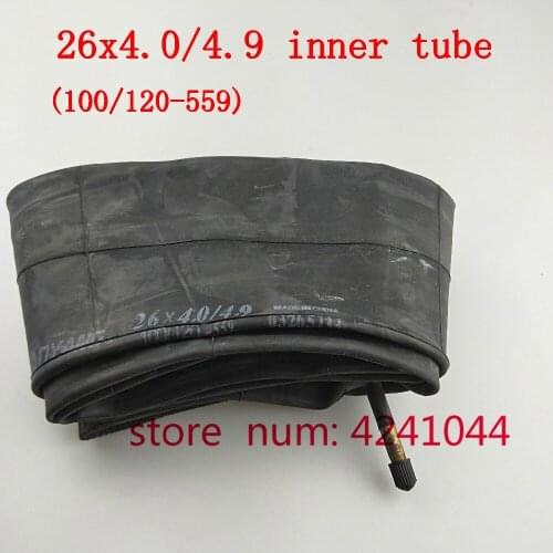 Free shipping 1pcs inner tube 26x4.0 /4.9 ( 100/120-559 ) inner tyre for Snow Ground Bike/beach Bicycle cross-country bike