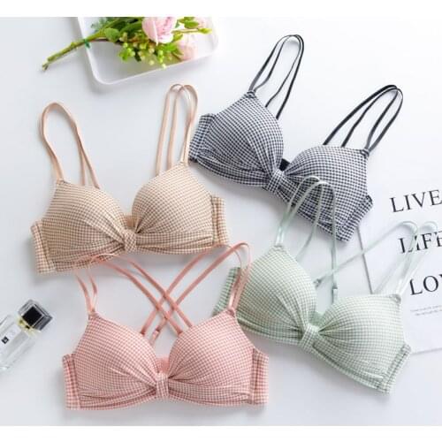 Small Breast Bras Women Wireless Seamless Push Up Sexy Underwear Adjust Comfort Beauty Back Female Lingerie Sets Free Shipping