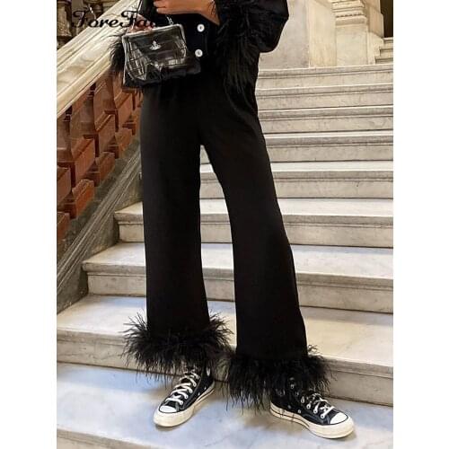 Женские брюки широкие Forefair China At AliExpress