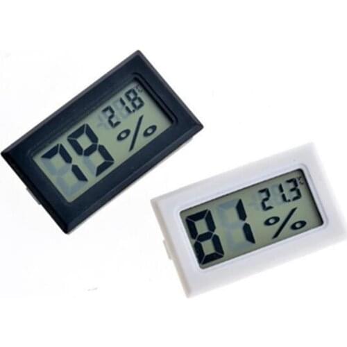 Black/white FY-11 Mini Digital LCD Environment Thermometer Hygrometer Humidity Temperature Meter In room refrigerator icebox #25