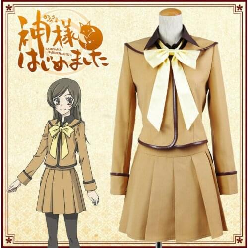 Kamisama Kiss Kamisama Hajimemashita Love Nanami Momozono School Uniform Sailor Suit Tops Skirt Outfit Halloween Cosplay Costume