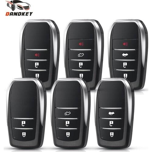 Dandkey Remote Key Control Shell 2/3/4 Butons For Toyota Chr C-hr Land Cruiser 200 Avensis Auris Corolla Keyless Entry Smart Key