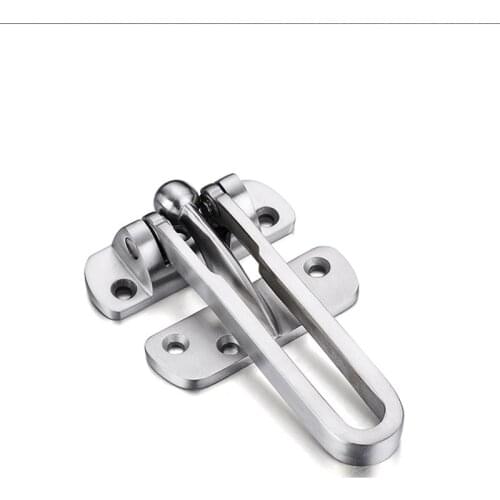 Metal Front Door Security Safety Home Hasp Lock Strong Durable Home Chain Lock Guard Catch Door Fastens Lock for Secutity Tools