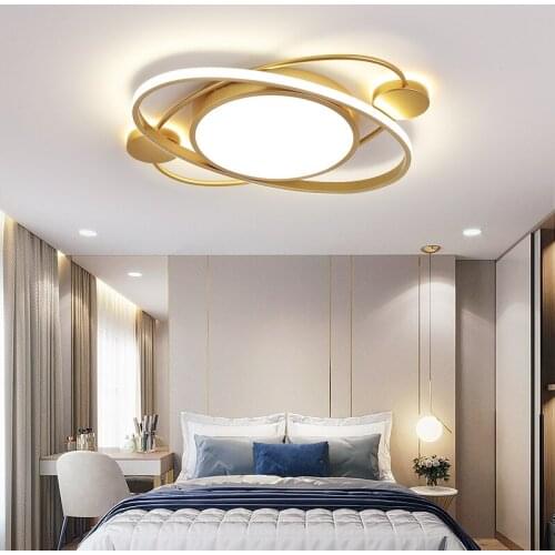Multi-function Planet Ceiling Lights For kids bedroom Creative plafon Led Ceiling Light Dimmable living room kitchen lamp luzes