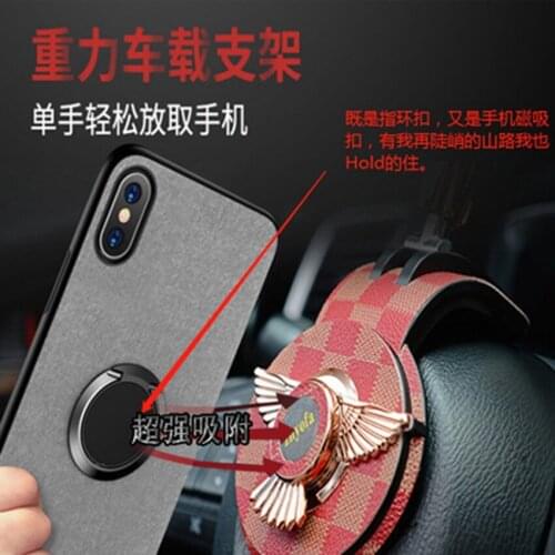 New creative car steering wheel car phone holder Retro fashion gravity gyroscope car phone holder simple and convenient