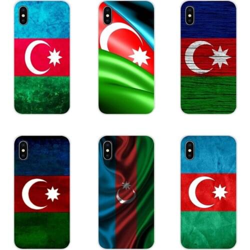 Azerbaijan buta flag Transparent Soft TPU Case For HTC One U11 U12 X9 M7 M8 A9 M9 M10 E9 Plus Desire 630 530 626 628 816 820 830
