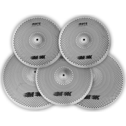 MK MUTE cymbals silver 14‘hihat+16’crash+18‘crash+20’ride