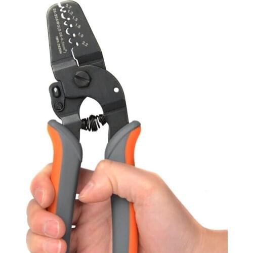 Ratcheting Wire Crimping Plier Home Self Lock Durable Professional Serrated Ergonomic For Electric Connector Cutting Terminal