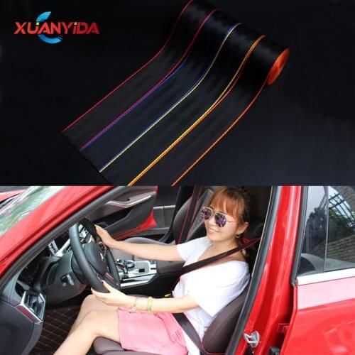 Xuanyida Quality 3.6 MX4.8CM Roll Car Seat Belt Webbing Strap Mix color Car Seat Stroller Safety Racing Harness Backpack Belt
