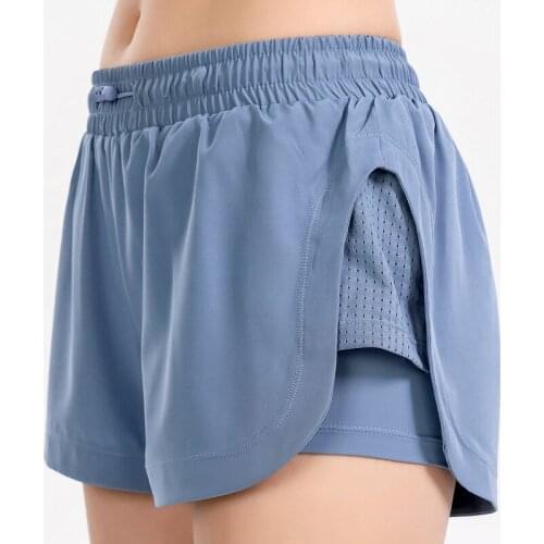 Women Yoga Shorts Summer Fitness Jogger Running Short Pants Girl Anti-glare Workout Quick Dry Sports Shorts