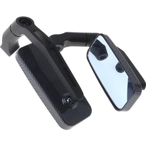 2 Pcs! Modified Serpentine Universal Motorcycle Rearview Mirror Side Mirrors Handlebar for Motorcycle