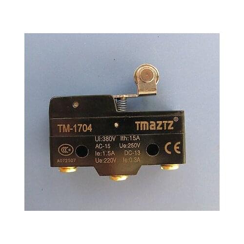 5PCS Tmaztz TM-1704 Short Hinge Roller Lever Momentary Micro Limit Switch