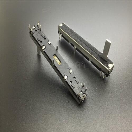 50pcs SC4582GH 60MM straight sliding push stroke 45MM double potentiometer A50K handle length 15MMC A503