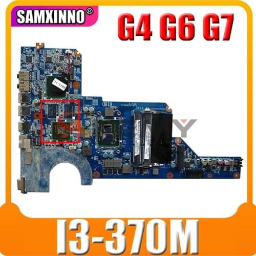 AKemy Laptop Motherboard For HP Pavilion G4 G6 G7 Core I3-370M Mainboard 655985-001 DAR18DMB6D0 N12P-GV-S-A1 HM55 DDR3