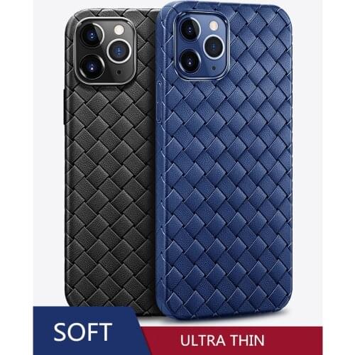 Light Thin Simple Soft Phone Case For iPhone 12Mini 12 11 Pro XSMAX XR X MAX 7 8 Plus SE2020 Fashion Luxury Protective Cover