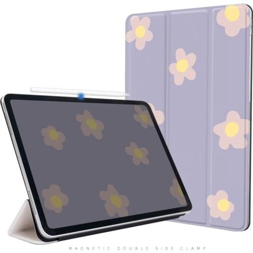 Tablet Case for IPad Pro 11'' 12.9' Inch 2020 Shock-Resistant Back Cover Magnetic Closure with Pencil Holder for 2nd/4th