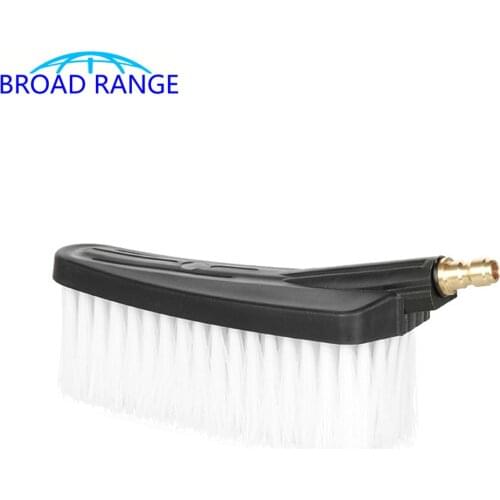 Fix Brush Water Car Wheel Window Cleaning Washing Brush with G1/4 Quick Connect Adaptor for all kinds of high pressure washer