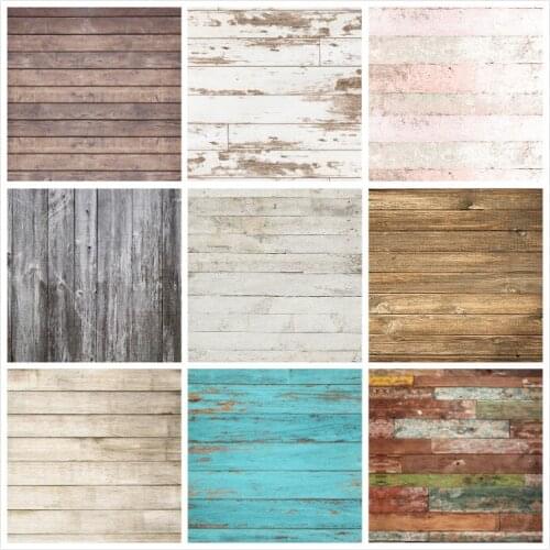 Newborns Photography Backdrop Wood Floor Dark Brown Wooden Planks Birthday Party Decor Studio Portraits Photo Shoot Background